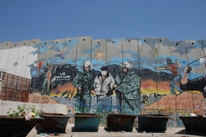 Grafiti en el muro de Belen